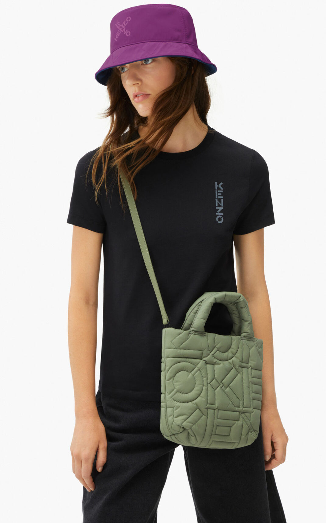 Sac À Main Kenzo Femme Arctik small Vert Clair BUZPD-8730